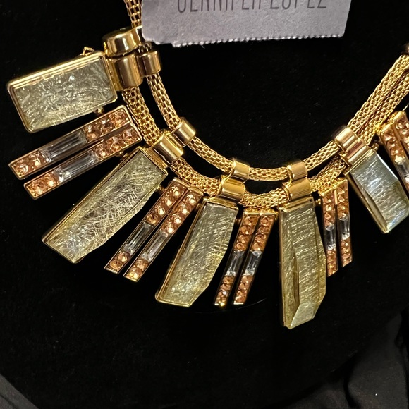 Jennifer Lopez Jewelry - Jennifer Lopez Two Toned Gold Statement Necklace